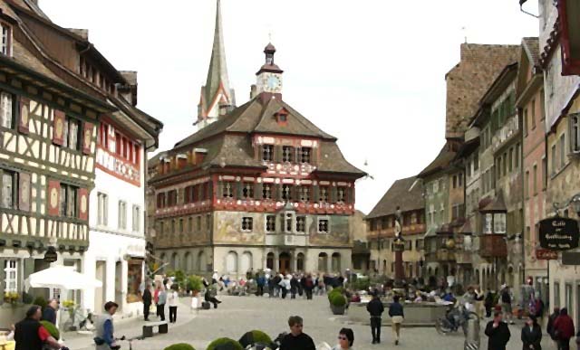 Stein am Rhein - Pra�a do Mercado
