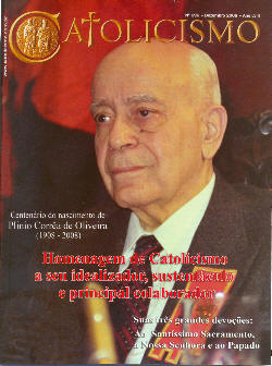 Catolicismo - Dezembro de 2008 - Capa