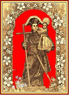 Santo Antnio com as insgnias de Capito de Infantaria