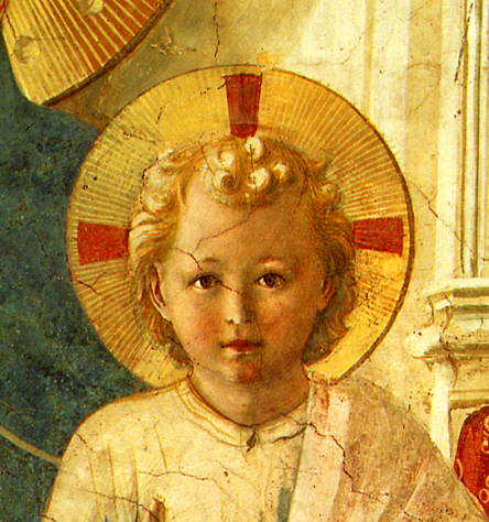 ANGELICO, Fra - Sacra Conversazione - c. 1450 - Convento di San Marco, Florence - Fresco, 195 x 273 cm