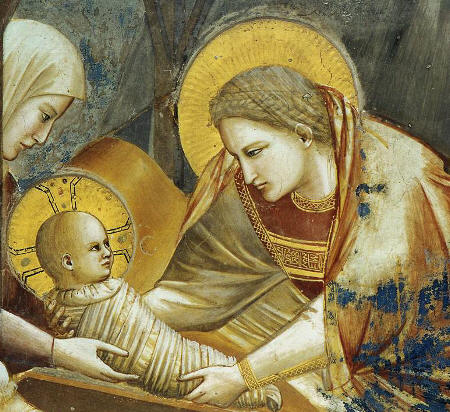 Natividade - Giotto - Detalhe