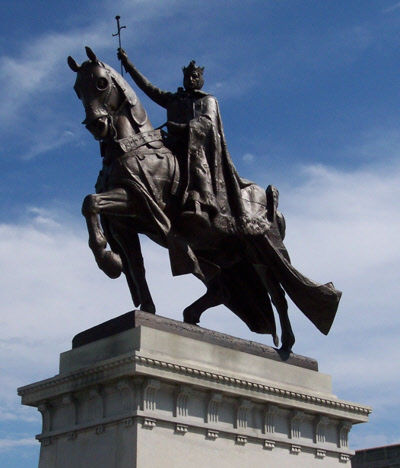 Estátua equestre de São Luís IX - Saint Louis, Missouri - USA