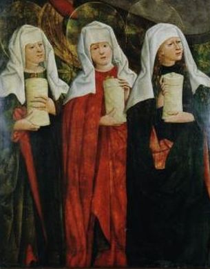 As três Marias no Túmulo - Mikolaj Haberschrack - ca. 1470