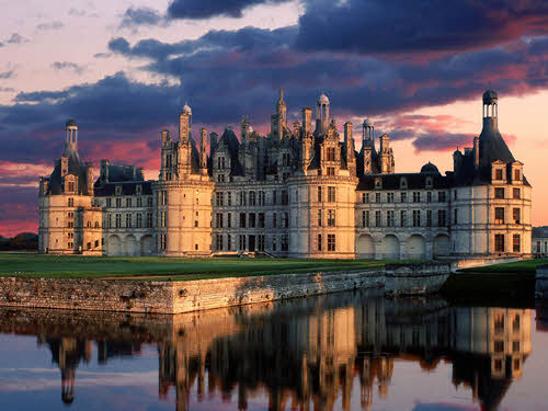 Entardecer em Chambord