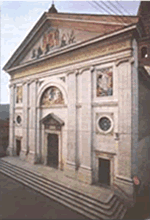 Genazzano - Santuário de Nossa Senhora do Bom Conselho - Fachada