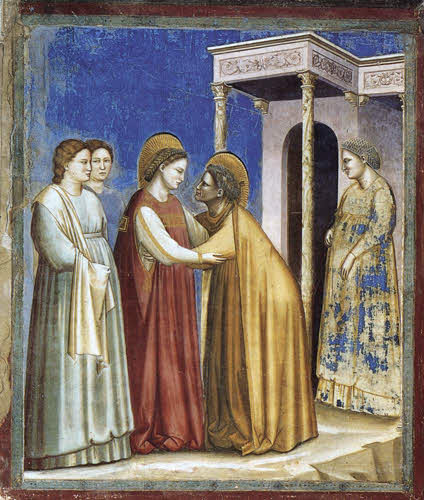 Visitação de Nossa Senhora a Santa Isabel - Giotto