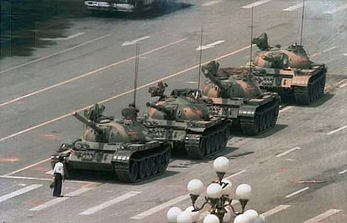 "O homem do tanque" - Pequim 1989