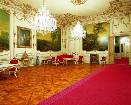 Castelo de Schmbrunn -  Sala Rosa ( Grande )