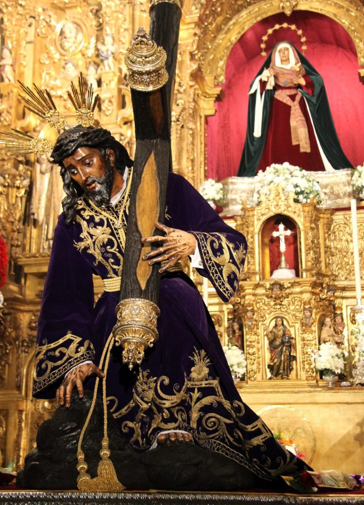 Cristo de las Tres Caídas - Pontificia, Real e Ilustre Hermandad y Archicofradía de Nazarenos del Santísimo Sacramento, de la Pura y Limpia Concepción de la Santísima Virgen María, Santísimo Cristo de las Tres Caídas, Nuestra Señora de la Esperanza y San Juan Evangelista - Sevilla
